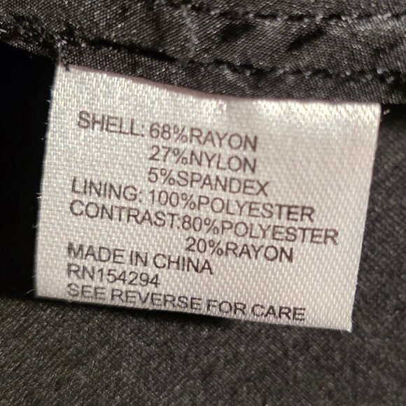 NWOT EVEREVE (MED) Jones St. Varsity Stripe Black Blazer - Picture 12 of 12